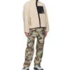 Stussy Sherpa Reversible Jacket Beige & Nylon Streetwear Layer (7)