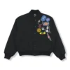 Stüssy Souvenir Stadium Bomber Jacket Black Embroidered 6