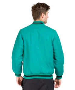Stussy Teal Color Big S Varsity Jacket (3)