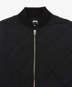 Stussy Women Dice Quilted Liner Jacket Black Minimalist Layer 2
