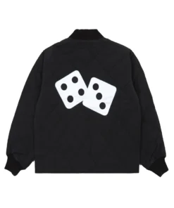 Stussy Women Dice Quilted Liner Jacket Black Minimalist Layer 4