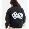 Stussy Women Dice Quilted Liner Jacket Black Minimalist Layer 8
