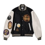 Stussy x Dries Van Noten Black Varsity Jacket - Limited Edition
