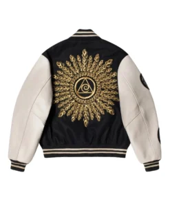 Stussy x Dries Van Noten Black Varsity Jacket - Limited Edition (4)