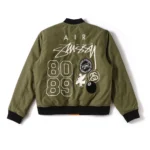 Unisex Nike x Stüssy Military Green Utility Jacket
