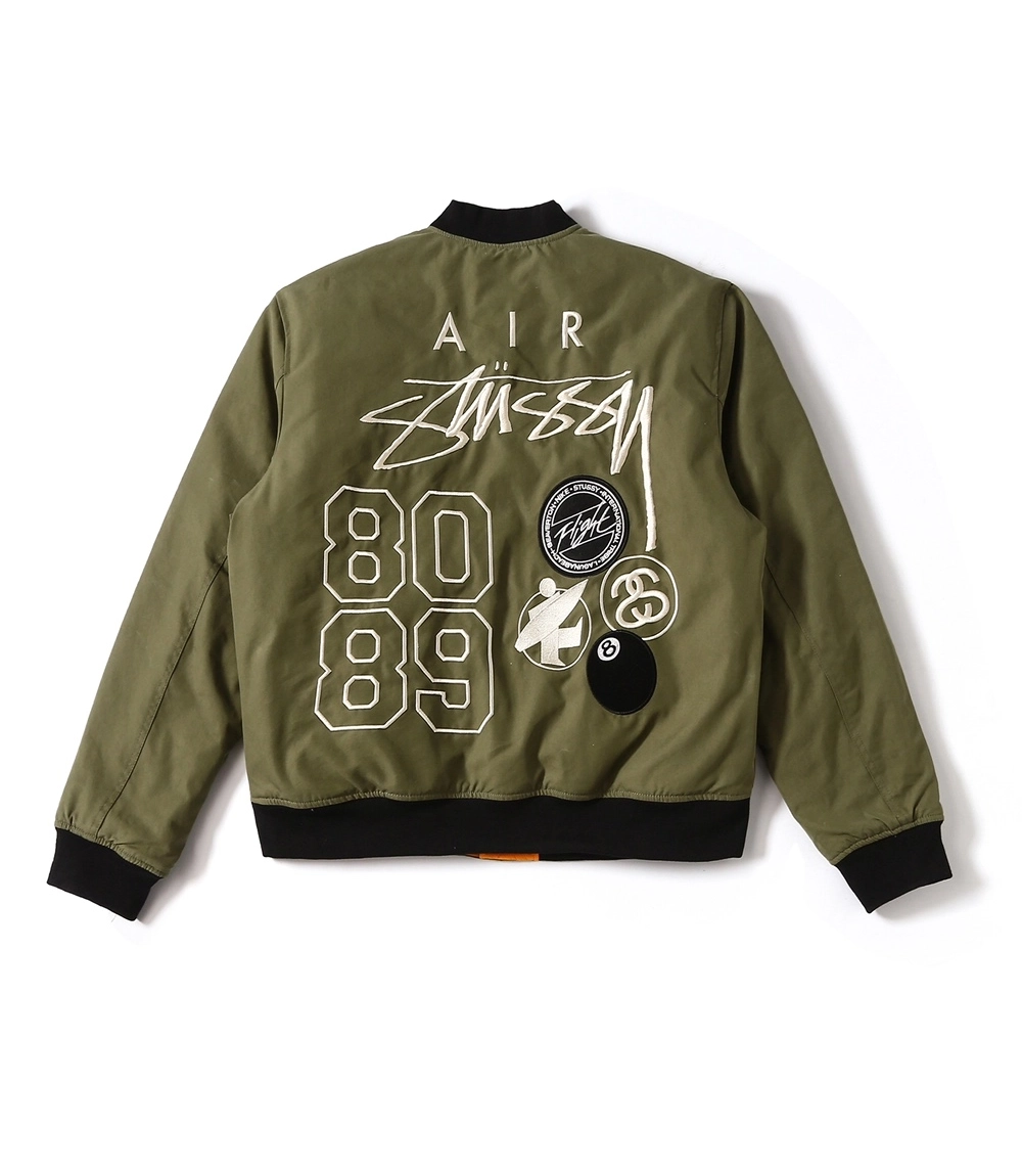 Unisex Nike x Stüssy Military Green Utility Jacket (6)