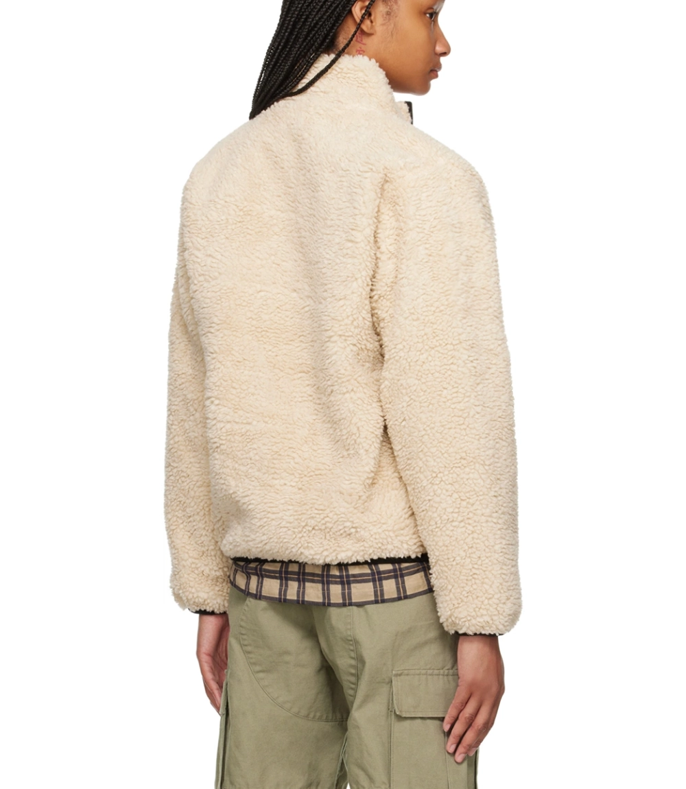 STUSSY★ステューシー★WOMENS FAIRWAY SHERPA JACKET Women's Stüssy Sherpa Reversible Jacket – Beige & Nylon