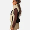 Stussy 8 Ball Reversible Sherpa-Women's Cropped Vest (1)