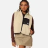 Stussy 8 Ball Reversible Sherpa-Women's Cropped Vest (10)