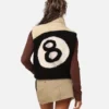 Stussy 8 Ball Reversible Sherpa-Women's Cropped Vest (8)