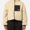 Women's Stüssy Reversible 8 Ball Cropped Sherpa Jacket (3)
