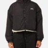 Women's Stüssy Reversible 8 Ball Cropped Sherpa Jacket (4)