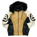 Robert Phillipe Black & White 8 Ball Jacket - Stussy Bomber Jacket