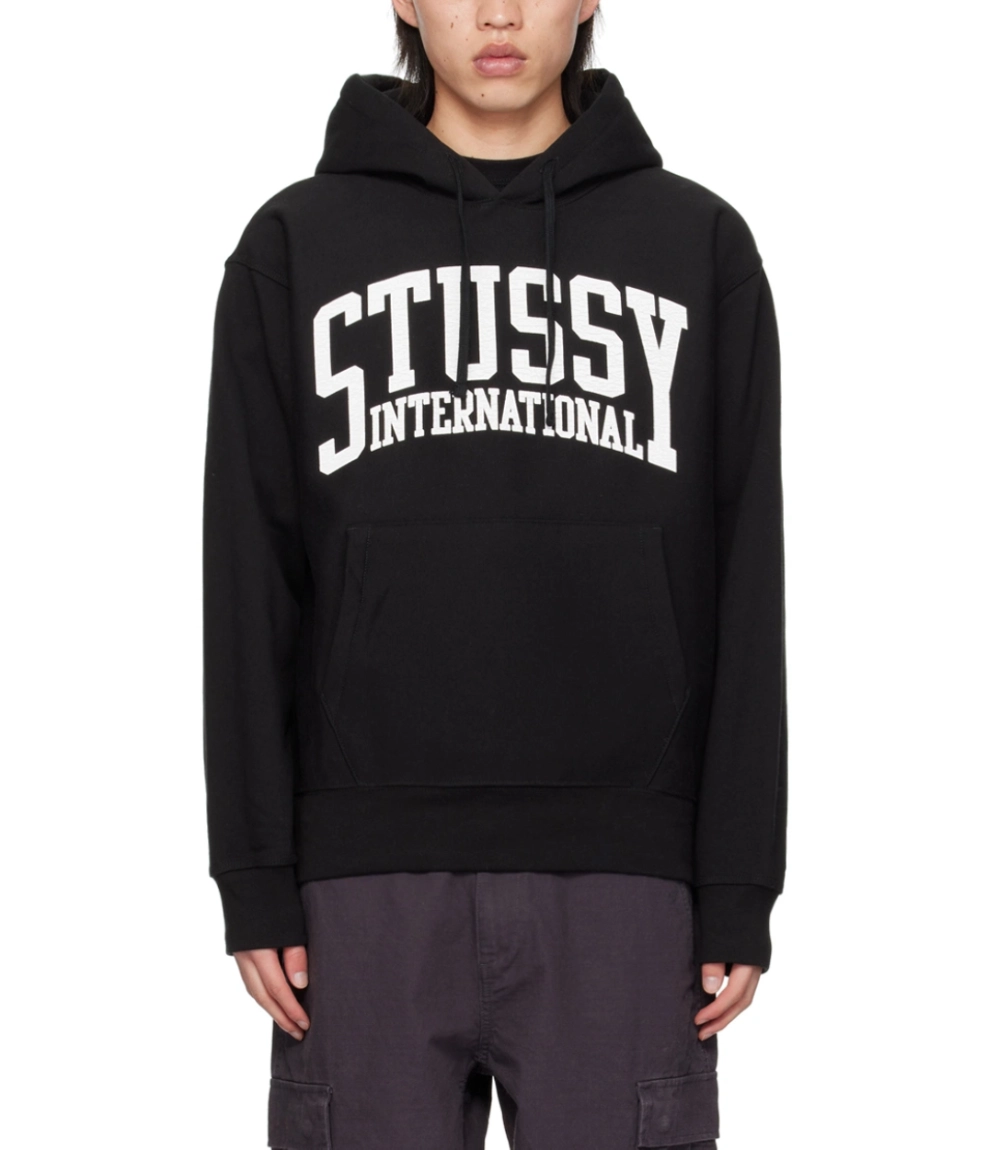 Black Stussy International Hoodie (1)