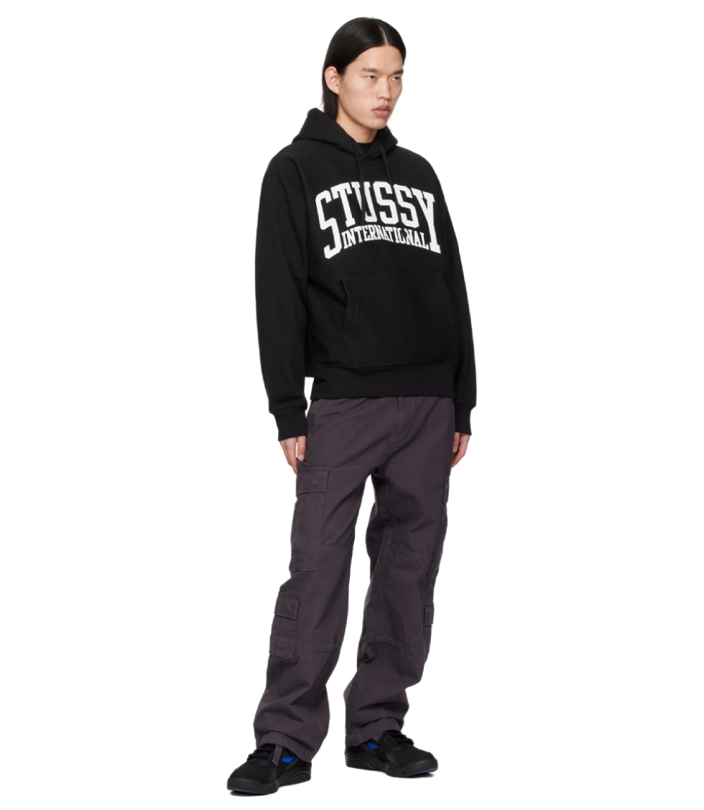 Black Stussy International Hoodie (2)