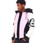 Stussy 8 Ball Pink Hooded Leather Jacket – Limited Pastel Drop