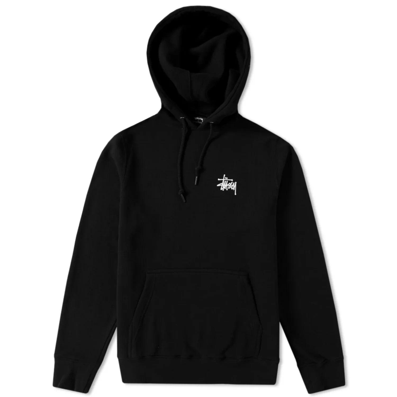 Stussy Basic Logo Hoodie – Front & Back Stock Print Edition