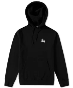 Stussy Black Basic Pullover Hoodie (2)
