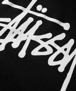 Stussy Black Basic Pullover Hoodie (6)