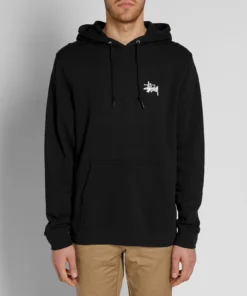 Stussy Black Basic Pullover Hoodie (7)