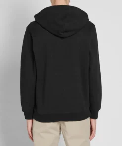 Stussy Black Chenille Appliqué Hoodie Classic Streetwear (5)