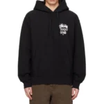 Stussy Black Tough Gear Hoodie – Dropped Shoulders Fit