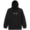 Stussy Black Stock Appliqué Hoodie Bold Chest Logo (2)
