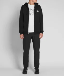Stussy Black Zip Up Logo Hoodie Stussy Essential (10)