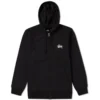 Stussy Black Zip Up Logo Hoodie Stussy Essential (2)