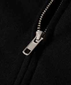 Stussy Black Zip Up Logo Hoodie Stussy Essential (5)
