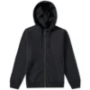 Stussy Black Zip Up Stock Logo Hoodie (1)