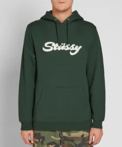 Stussy Dark Forest Chenille Appliqué Hoodie (5)