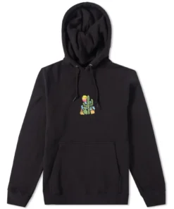 Stussy Death Cactus Graphic Hoodie Desert Art (2)