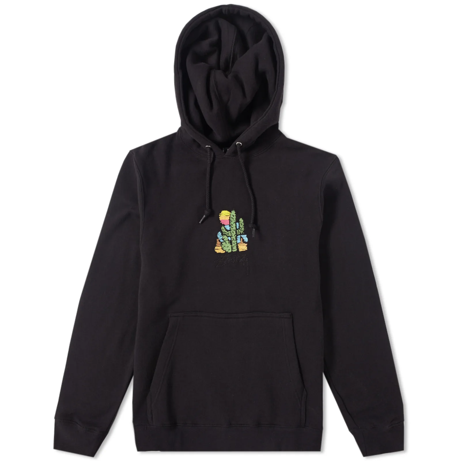 Stussy Death Cactus Graphic Hoodie Desert Art (2)