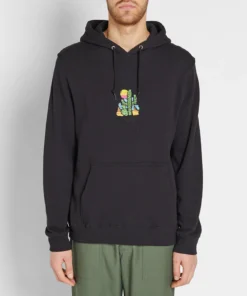 Stussy Death Cactus Graphic Hoodie Desert Art (6)