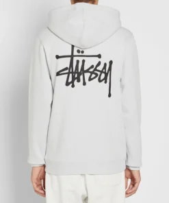 Stussy Fog Basic Pullover Hoodie Chest Logo (7)