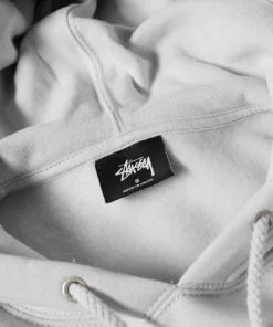 Stussy Fog Chenille Script Hoodie Classic Texture (3)