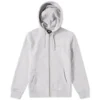 Stussy Grey Zip Up Stock Logo Hoodie Everyday Essential (2)
