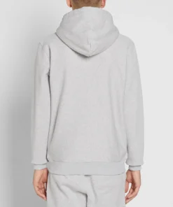 Stussy Grey Zip Up Stock Logo Hoodie Everyday Essential (6)