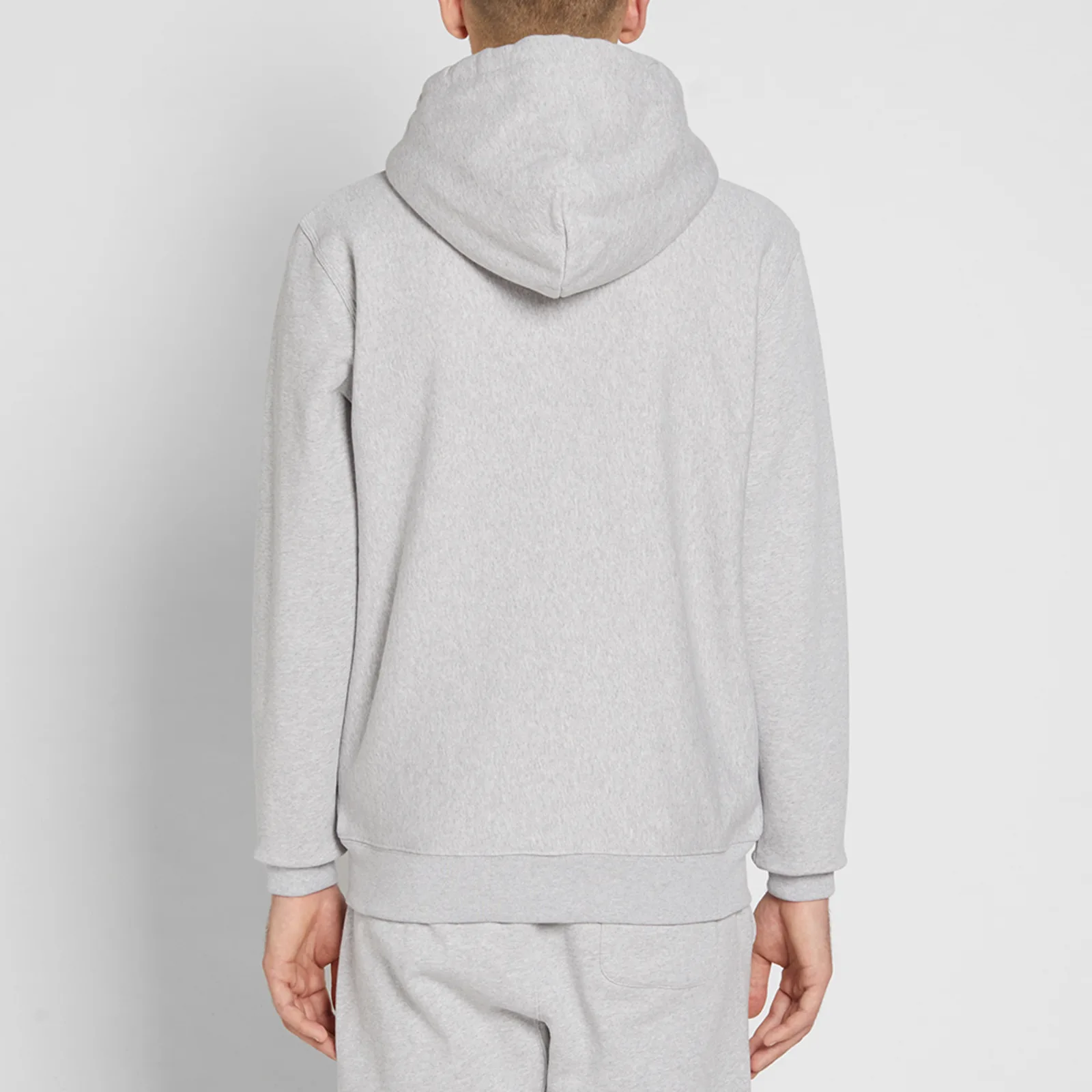 Stussy Grey Zip Up Stock Logo Hoodie Everyday Essential (6)
