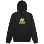 Stussy Lion Logo Black Hoodie - Stussy Basic
