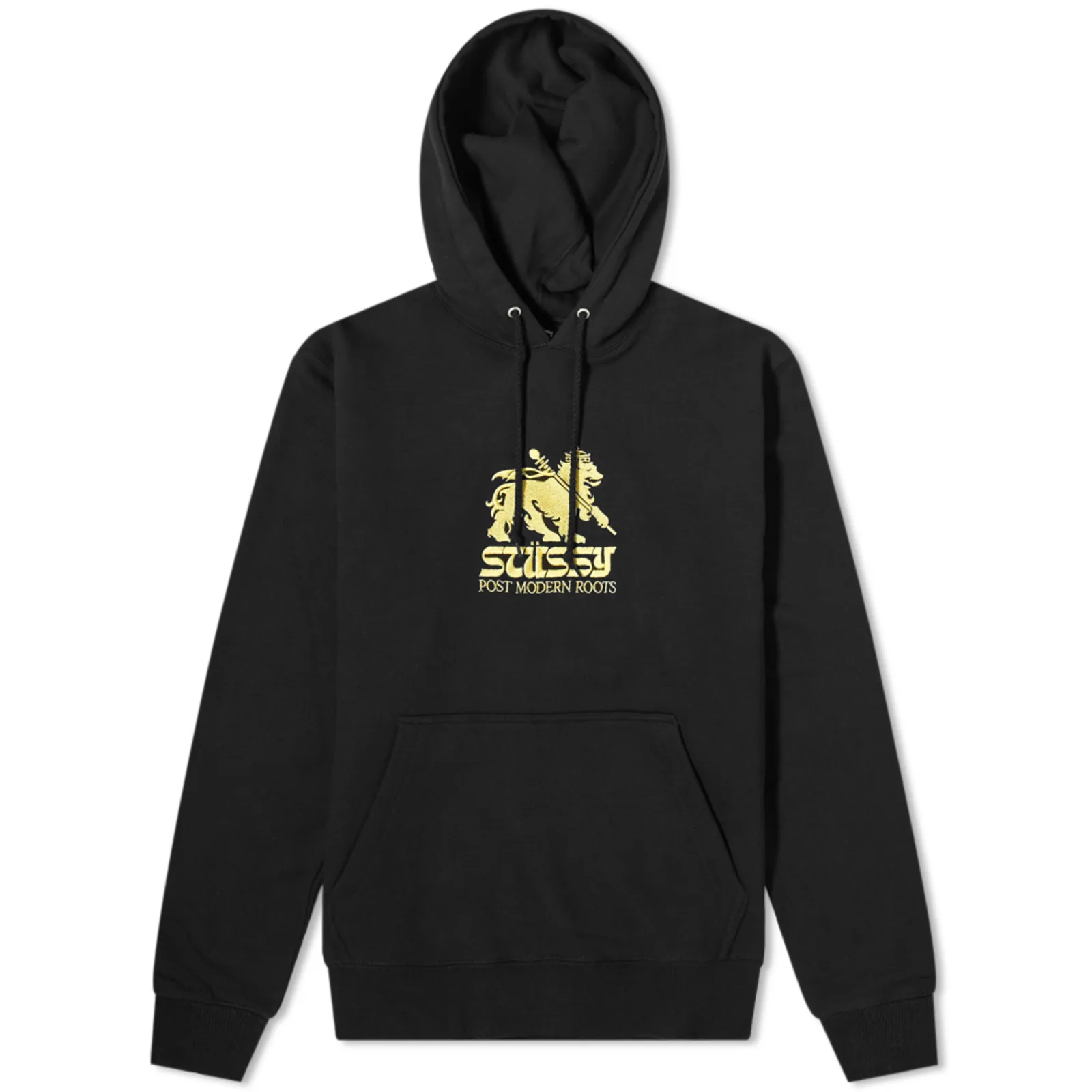 Stussy Lion Logo Black Hoodie Stussy Basic (2)
