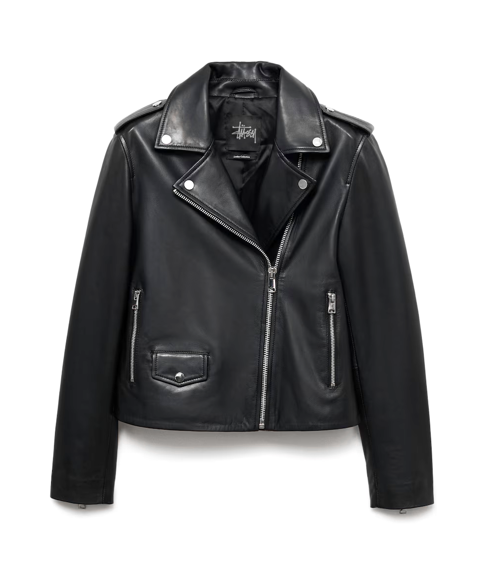 本日限定価格stussy leather bomber jacket Buy Stussy SS Link Leather Bomber 'Black' - 115739 BLAC | GOAT