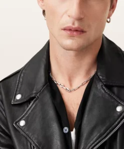 Stussy Ravene Noir Jacket Premium Black Leather Biker Jacket for Men and Women (4)