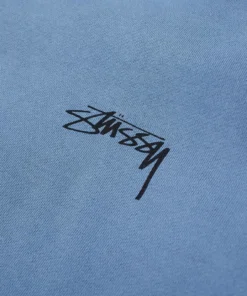 Stussy Smooth Stock Blue Hoodie (3)