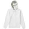 Stussy White Raglan Sleeve Hoodie Minimal Logo (2)
