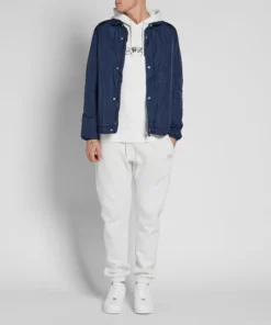 Stussy White Stock Applique Hoodie (3)