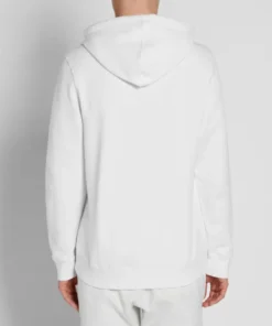 Stussy White Stock Applique Hoodie (5)