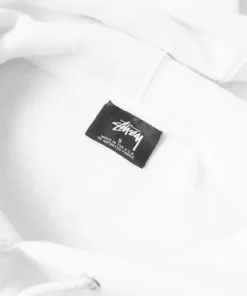 Stussy White Stock Applique Hoodie (8)