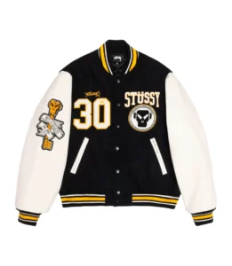 Stussy x Metalheadz Goldie 30th Varsity Jacket (10)
